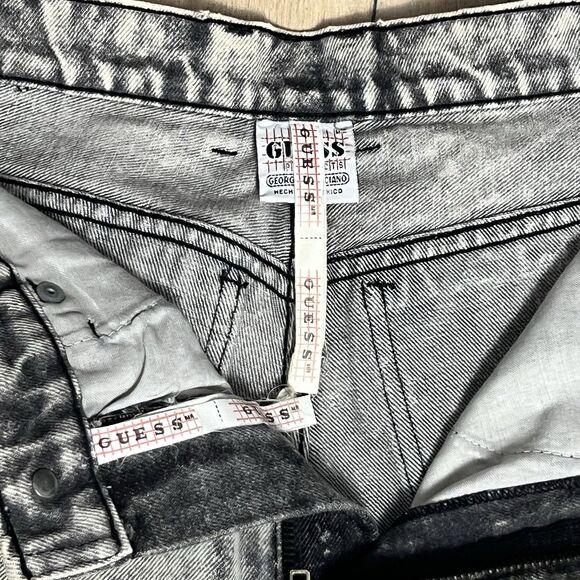 GUESS Vintage Georges Marciano Acid Washed Jeans Women’s Size 9 - Picture 10 of 14